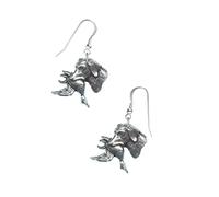 A26 Spaniel & Pheasant Made from fine English pewter with Sterling Silver 925 Stamped Hook Earrings