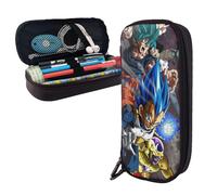 a262 Dragon Ball Pencil Case Elegant Leather Pen Holder for Students Teachers & Writers b262