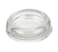 A29 3 Inch Diameter. 12-Pack Clear Glass Furniture Coasters/Caster Cups by A29