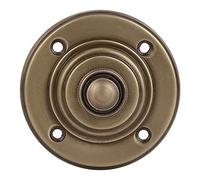 A29 Wired Iron Doorbell Chime Push Button in Antique Brass Finish Vintage Decorative Door Bell with Easy Installation