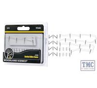 Woodland Scenics Model Fence N Gauge Barbed Wire, 192 Scale Feet, Handmade, Pre-Strung, Double-Gate, Garden Style, Assembly Required