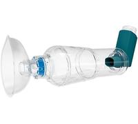 A2A Spacer Inhaler Chamber with Medium Mask - Anti-Static, Collapsible Portable Pocket Spacer for Asthma & COPD, Visible Valve, Antimicrobial, Easy to Clean | SterlingSquare