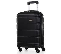 A2B Exodus 22" Hard Shell Cabin Suitcase, 4 Wheel Travel Luggage - Black | Size: Small A2b Black Small