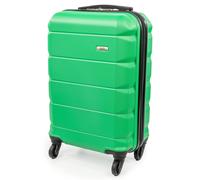 A2B Exodus 22" Hard Shell Cabin Suitcase, 4 Wheel Travel Luggage - Green in Bright Green | Size: Small A2b Bright Green Small