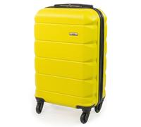 A2B Exodus 22" Hard Shell Cabin Suitcase, 4 Wheel Travel Luggage - Yellow in Bright Yellow | Size: Small A2b Bright Yellow Small