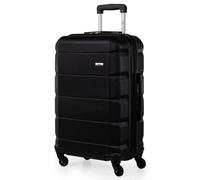 A2B Exodus 26" Hard Shell Hold Suitcase, 4 Wheel Travel Luggage - Black | Size: Medium A2b Black Medium