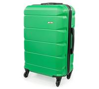 A2B Exodus 26" Hard Shell Hold Suitcase, 4 Wheel Travel Luggage - Green in Bright Green | Size: Medium A2b Bright Green Medium