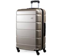 A2B Exodus 30" Hard Shell Hold Suitcase, 4 Wheel Travel Luggage, Champagne in Gold | Size: Large A2b Gold Large