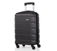 A2B Lightweight 55cm Hard Shell - 38L Black Coloured Travel Carry On Hand Cabin Luggage Suitcase 4 Wheels, Approved for British Airways, Jet2, EasyJet 5 Year Warranty AB001 (Grey, Small)