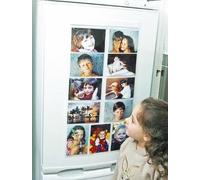 A2B Picture Pockets - Hanging Photo Gallery 22 Photos in 11 Pocket Magnetic Frame Reversble Sticks As A Fridge Magnet (Holds 6x4 Photos)