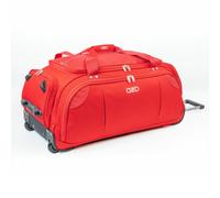 A2B Quest 95.3L Wheeled Holdall Roller Duffel Bag with Skate Wheels - Large - Polyester - Red