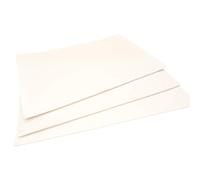 a2bsales 10 x A4 Felt Sheets - White - Arts & Craft Fabric Material *Firm for Model Making & Cut Outs*