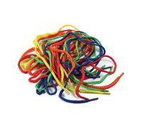 a2bsales 10 x Threading Laces - Extra Thick & Long 4mm x 1M - 5 Colours - Shoe Beads