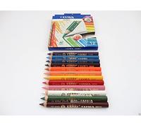 a2bsales 12 Lyra Ferby - Chunky Coloured Pencils - Triangular 12cm - Pre School Art