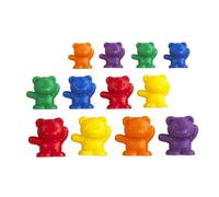 a2bsales Sorting Counters Starter Packs - Early Learning & Motor Skills Maths Toy - SEN Montessori (Bear - 24 Pk)