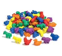 a2bsales Sorting Counters Starter Packs - Early Learning & Motor Skills Maths Toy - SEN Montessori (Farm - 24 Pk)