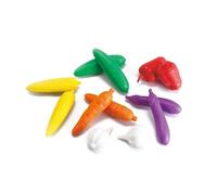 a2bsales Sorting Counters Starter Packs - Early Learning & Motor Skills Maths Toy - SEN Montessori (Vegetable - 24 Pk)