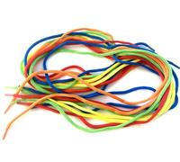 a2bsales Threading Laces Kids Shoe Lacing Beads Buttons Educational Motor Skills Learning Aid - 5 Colours 75cm x 4mm - 40 Pack