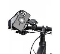 A2C Phone Holder For Bike【1S Lock】【1S Release】 Anti-Fall Rotatable Mountain Bike Phone Holder, Push Bicycle Phone Mount for Handlebar Stem for E-Scooter RoadBike (With-iPhone 16 Pro Max Case)
