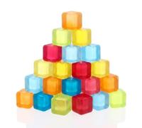 A2Z 20, 40, 60 Pack Reusable Ice Cubes with Mesh Storage Bag Non Diluting Drink - Ice Cubes 1367 20 Pack