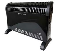 A2Z 2000W Convector Heater With Adjustable Thermostat 2 Heat Settings Black | 750W & 1250W Fast Heating Metal Housing, Overheat Protection Indicator Light Free-Standing Portable Electric Room Heater