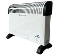 A2Z 2000W Convector Heater With Adjustable Thermostat 2 Heat Settings White | Fast Heating Metal Housing 750W & 1250W Overheat Protection Indicator Light Free-Standing Portable Electric Room Heater