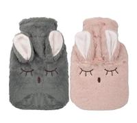 A2Z 3D Bunny - Hot Bottle HB1158 Grey/Pink