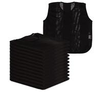 A2Z 4 Kids 12 Pack Training Bibs - Sports Bibs Black 12 Pack S/M/L