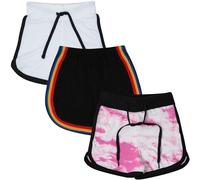 A2Z 4 Kids 3 Pack Girls Shorts Contrast Athletic Gym Wear Dance Sports Lightweight Daily Workout - Shorts 426 3 Pack G 13
