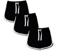 A2Z 4 Kids 3 Pack Girls Shorts Contrast Athletic Gym Wear Dance Sports Lightweight Daily Workout - Shorts 426 3 Pack B 3-4