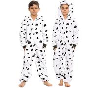A2Z 4 Kids Animal Onesie for Kids Girls Boys Super Soft Costume Onesie - E.S Dalmatian 5-6