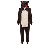 A2Z 4 Kids Animal Onesie for Kids Girls Boys Super Soft Costume Onesie - E.S Wolf 9-10.