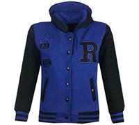 A2Z 4 Kids B.B Hooded Jacket R Fashion NYC/FOX Varsity - B.B Fox Royal Black 13
