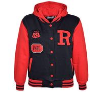 A2Z 4 Kids B.B Hooded R Fashion Fox Jacket Varsity - B.B Jacket New Fox Red 13