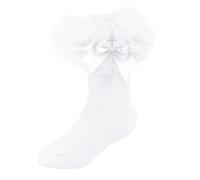 A2Z 4 Kids Baby Girls Tutu Socks - Socks AZ867 White 0-3 M