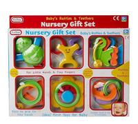 A2Z 4 Kids Baby Rattles & Teethers Nursery Gift Set Silicone Multicoloured Animal Themed Sensory Toys for Newborns 0+ Months First Development Toy Set for Boys & Girls