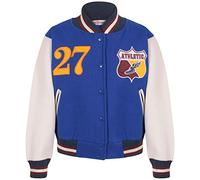 A2Z 4 Kids Baseball Plain Jacket Varsity Style Coat - B.B Jacket 27 Royal 9-10.