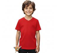 A2Z 4 Kids Basic T-Shirt Back to School Short Sleeve - Boys Basic T Shirt Red 5-6