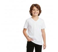 A2Z 4 Kids Basic T-Shirt Back to School Short Sleeve - Boys Basic T Shirt White 5-6