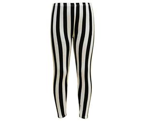 A2Z 4 Kids Black White Striped Leggings - Stripes Legging 3-4