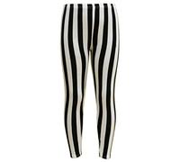 A2Z 4 Kids Black White Striped Leggings - Stripes Legging 7-8