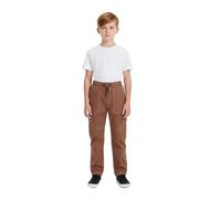 A2Z 4 Kids Boys Active Cargo Trousers Adjustable Drawstring Elasticated Waist Casual Classic Trouser Pant Yoga Sports - Cargo Trouser 720 Brown 3-4