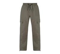 A2Z 4 Kids Boys Active Cargo Trousers Slim Fit Elasticated Waist Drawstring Casual Trouser Pant Joggers Sports Yoga Pull-On - Cargo Trouser 717 Olive 3-4