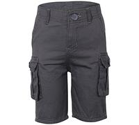 A2Z 4 Kids Boys Cargo Shorts Combat Short Summer Casual Multi Pocket - Cargo Shorts Grey 5-6