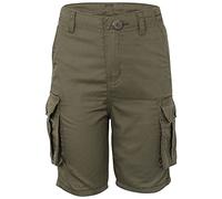 A2Z 4 Kids Boys Cargo Shorts Combat Short Summer Casual Multi Pocket - Cargo Shorts Olive 5-6
