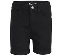 A2Z 4 Kids Boys Contrast Panel Shorts Activewear Perfect for Casual - Girls Cotton Shorts Jet Black 5-6
