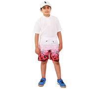 A2Z 4 Kids Boys Cotton Shorts Summer Casual Sports Short with Elastic Waistband - Shorts 450 Camo Red 11-12