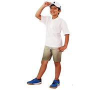 A2Z 4 Kids Boys Cotton Shorts Summer Casual Sports Short with Elastic Waistband - Shorts 450 Olive 7-8