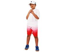 A2Z 4 Kids Boys Cotton Shorts Summer Casual Sports Short with Elastic Waistband - Shorts 450 Red 3-4