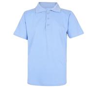 A2Z 4 Kids Boys Cotton T-Shirt Plain - PL Polo T Shirt Sky Blue 11-12